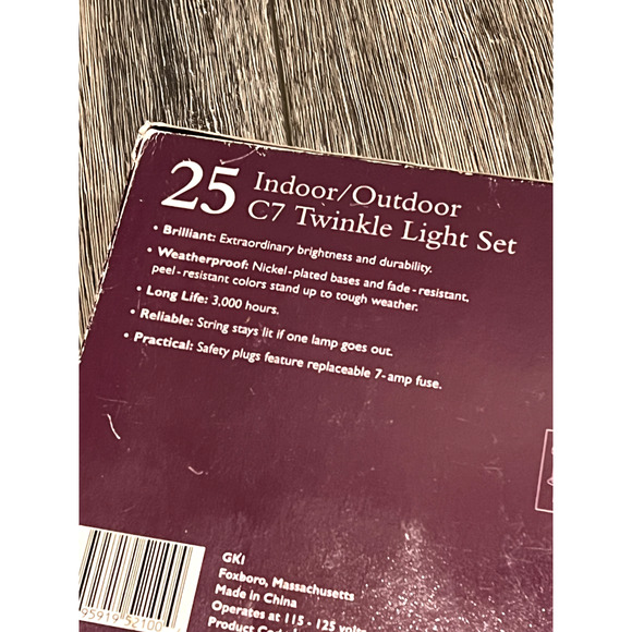 2 Boxes Twinkle Lights Christmas Elegance In Lighting Set of 25 and 1 extra NEW - Picture 5 of 7
